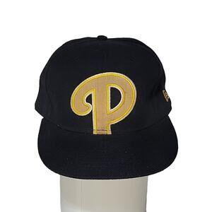 New Era 59Fifty MLB Pirates Hat, Black, Baseball Hat